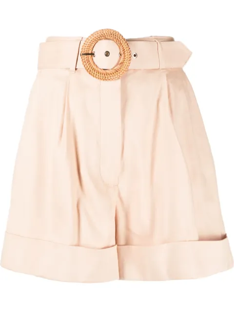 ZIMMERMANN Dancer belted tailored shorts