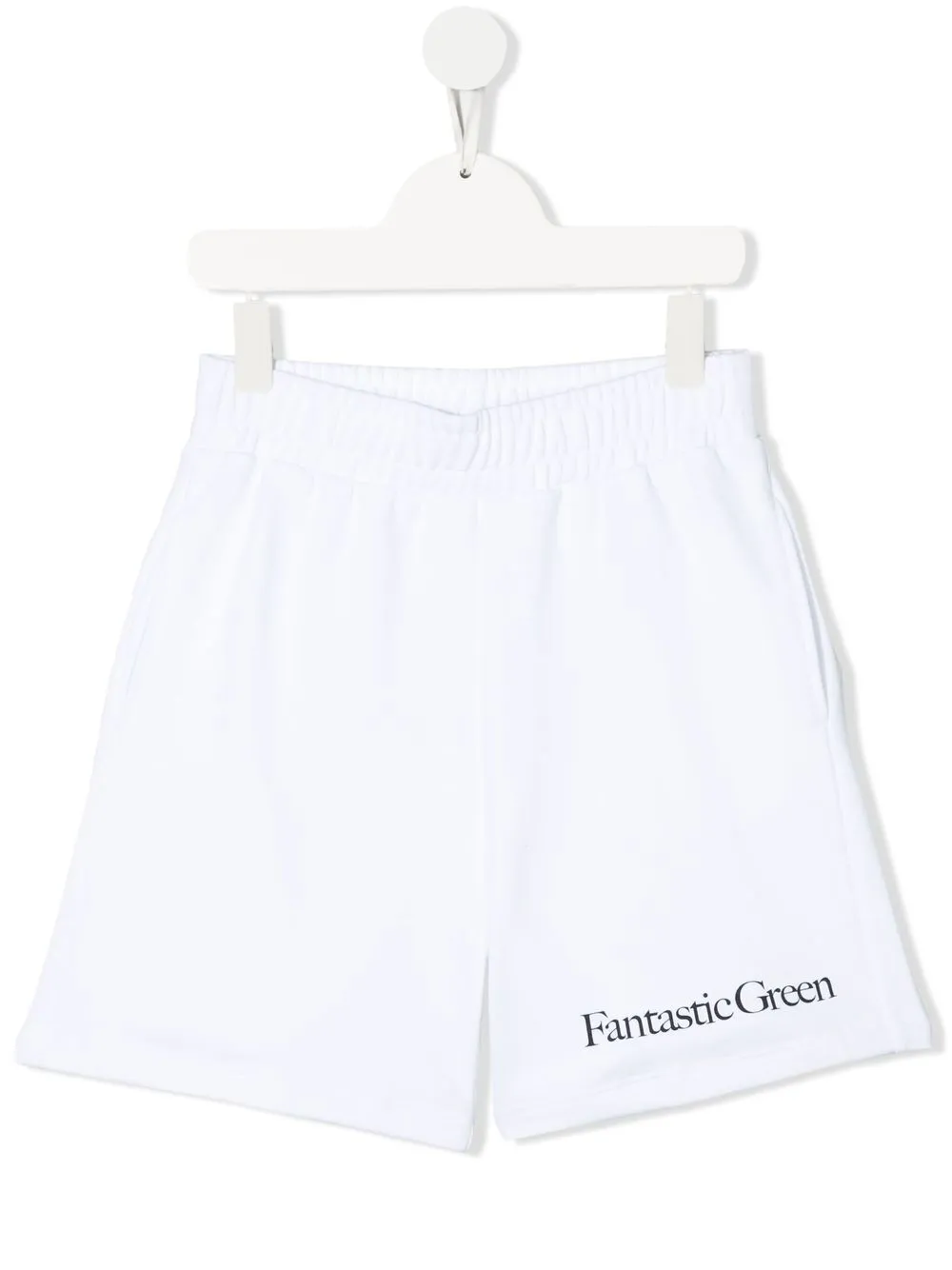 

MSGM Kids shorts con logo estampado - Blanco