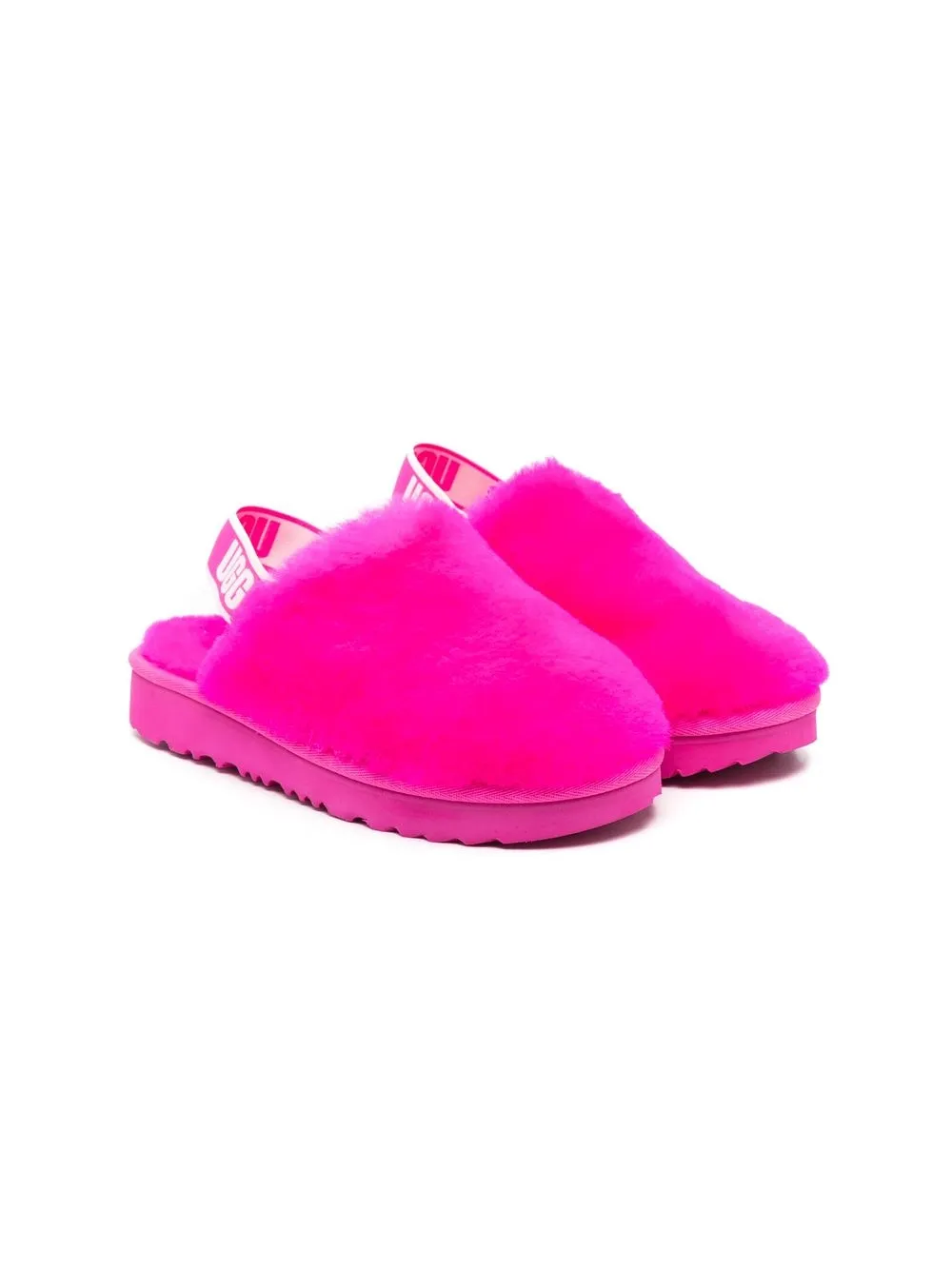 

UGG Kids Fluff Yeah slingback clogs - Pink