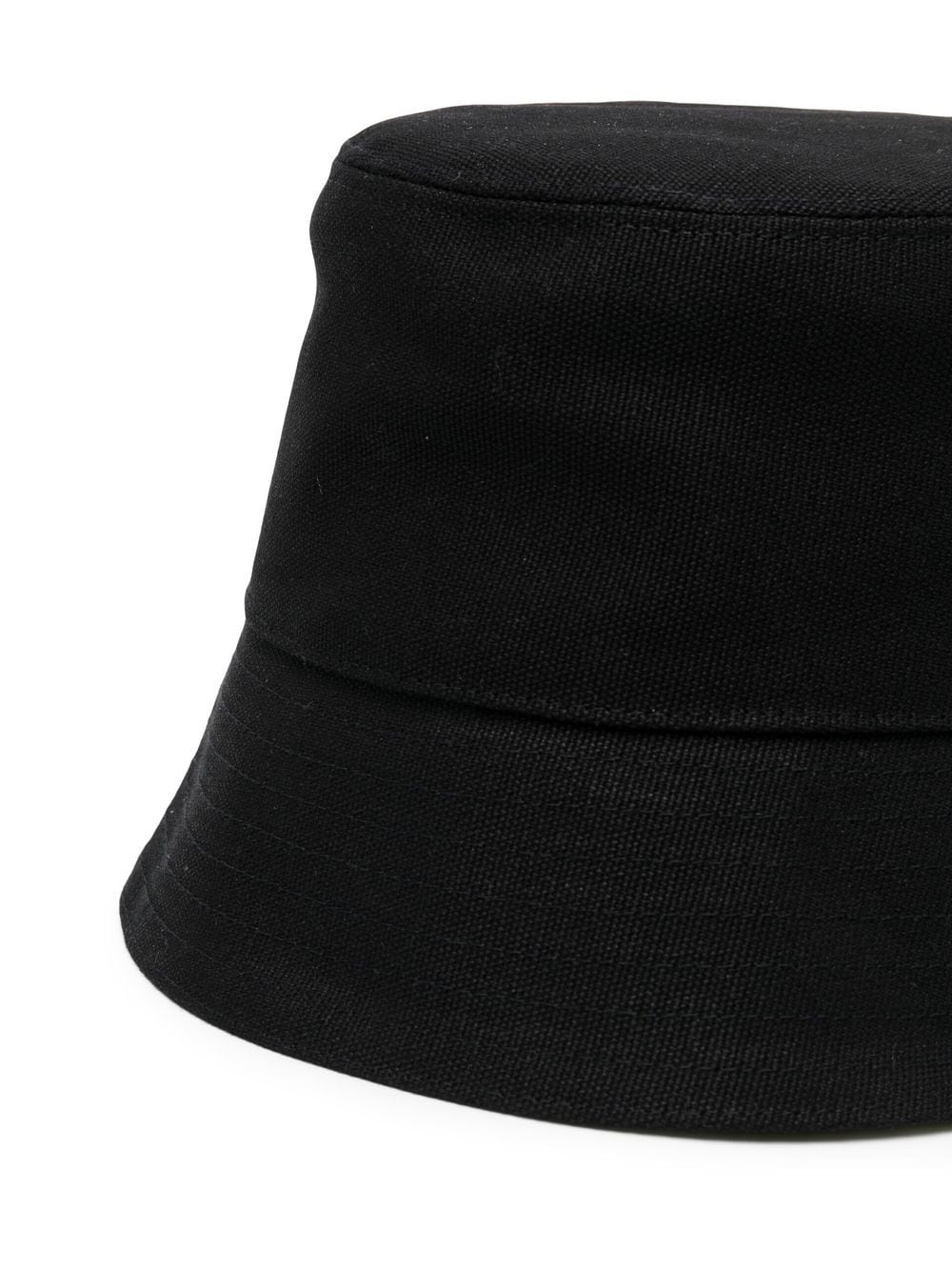 Shop Stella Mccartney Logo-embroidered Bucket Hat In Black