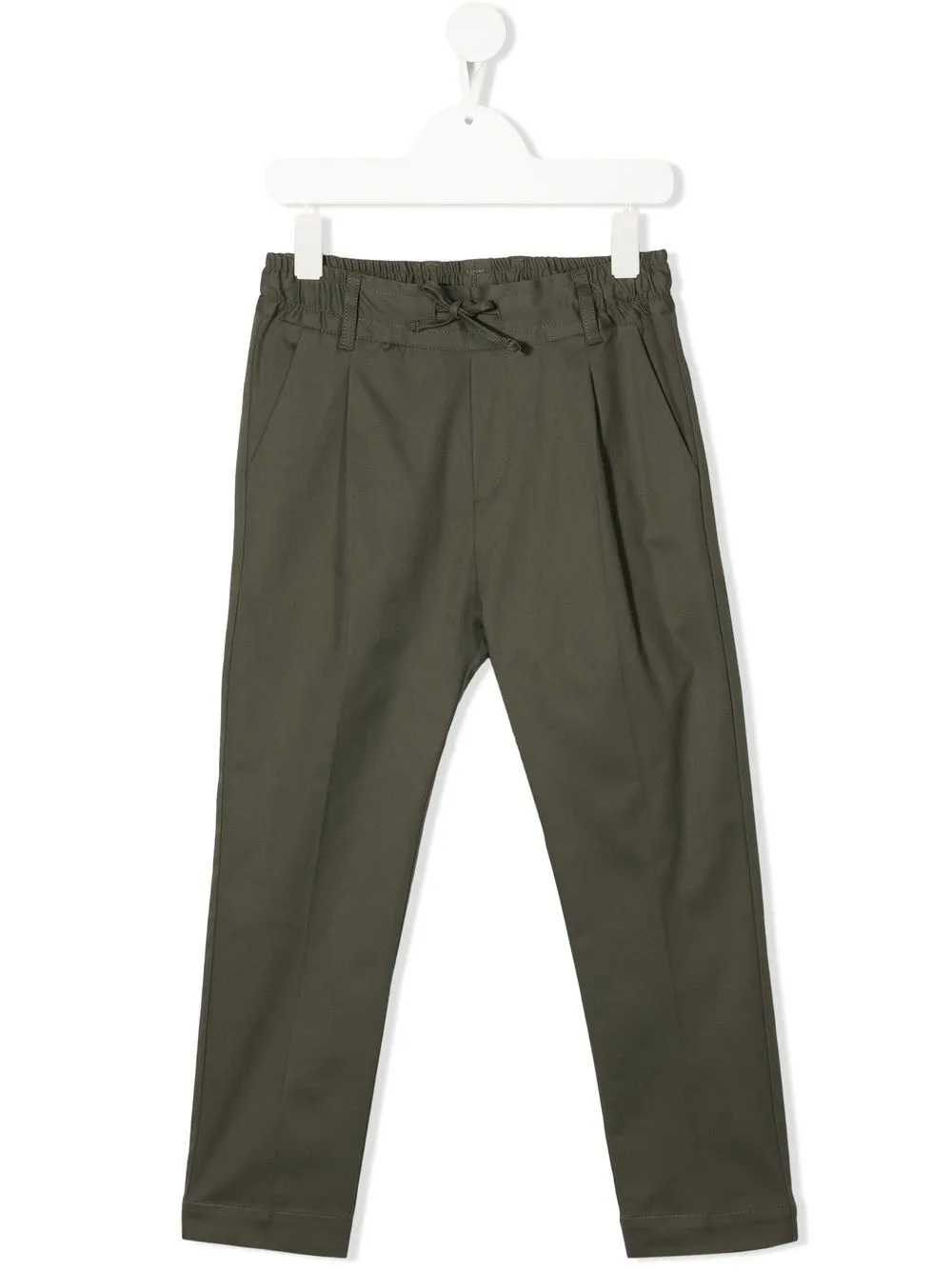 

Paolo Pecora Kids drawstring elasticated trousers - Green