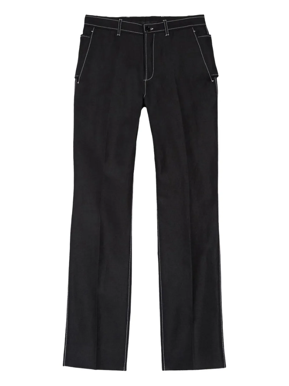 Burberry cotton trousers Zwart