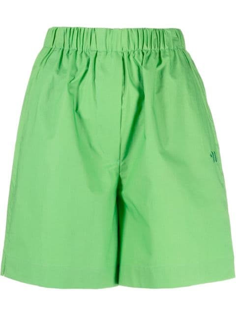 Nanushka elasticated-waistband cotton shorts