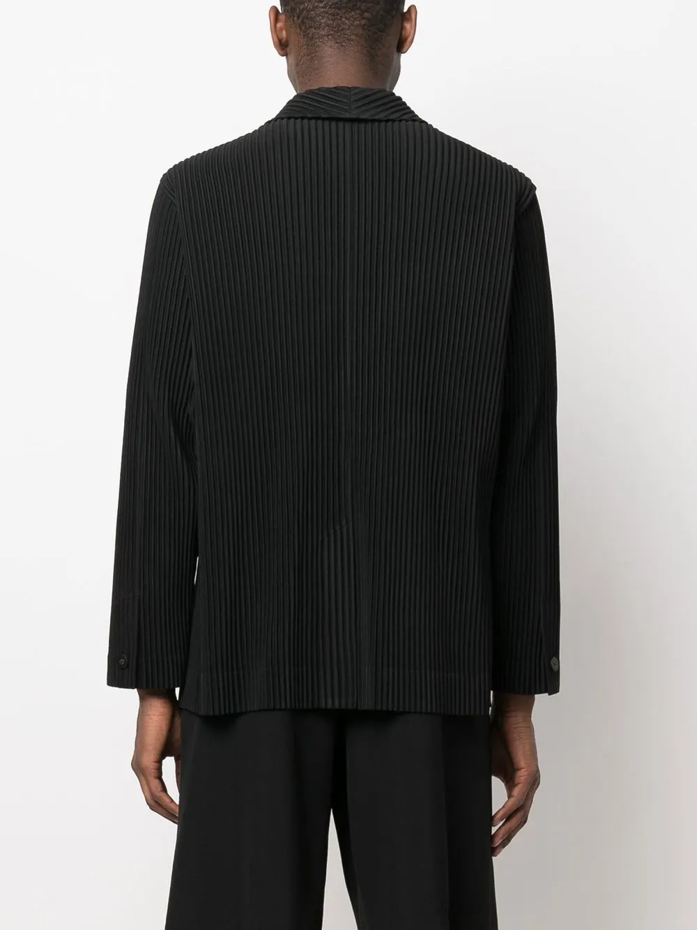 極美品23SS HOMME PLISSEISSEYMIYAKEプリーツジャケット HOMME PLISSE ISSEY MIYAKE(イッセイミヤケオムプリッセ) 23AWSKEW