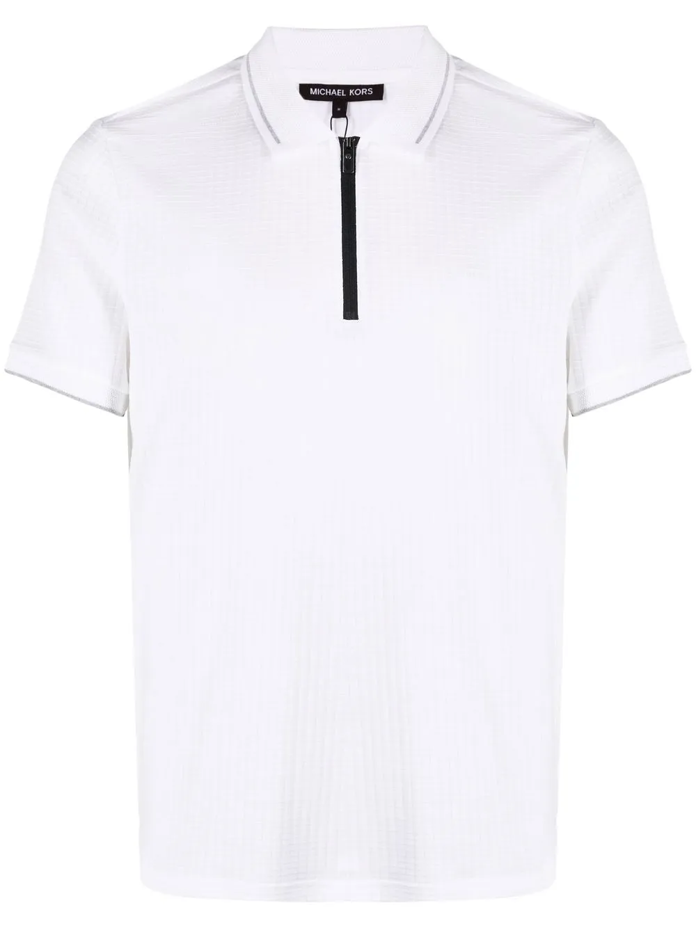 

Michael Michael Kors short-zip polo shirt - White