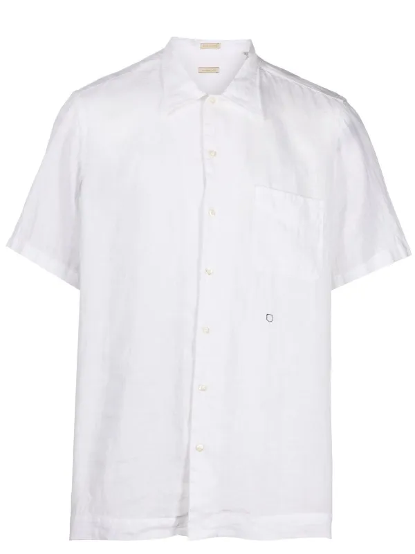 Massimo Alba short-sleeved Linen Shirt 