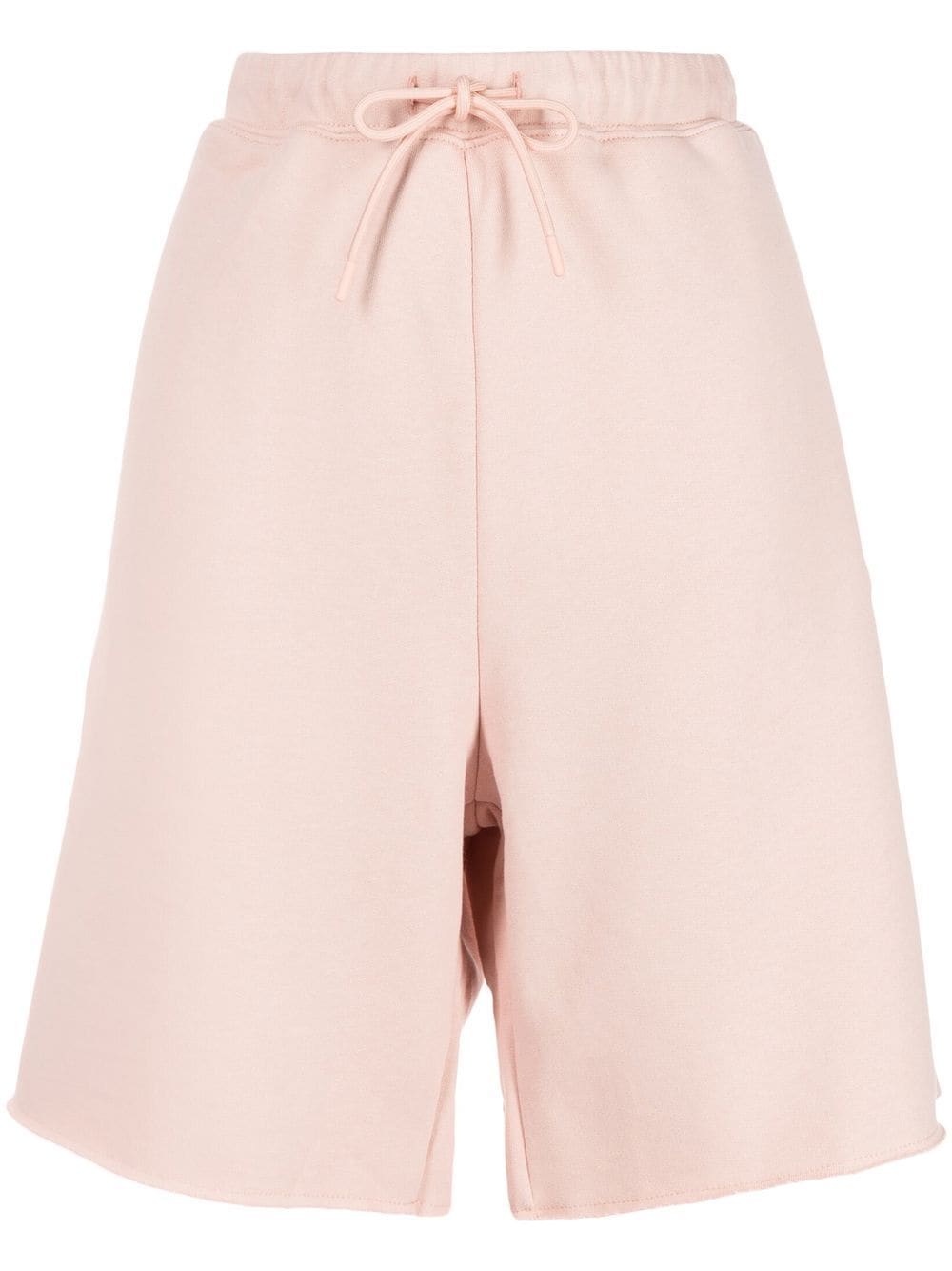 

MSGM shorts con logo en relieve - Rosado