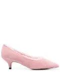 Age of Innocence Juliette shearling low-heel pumps - Pink