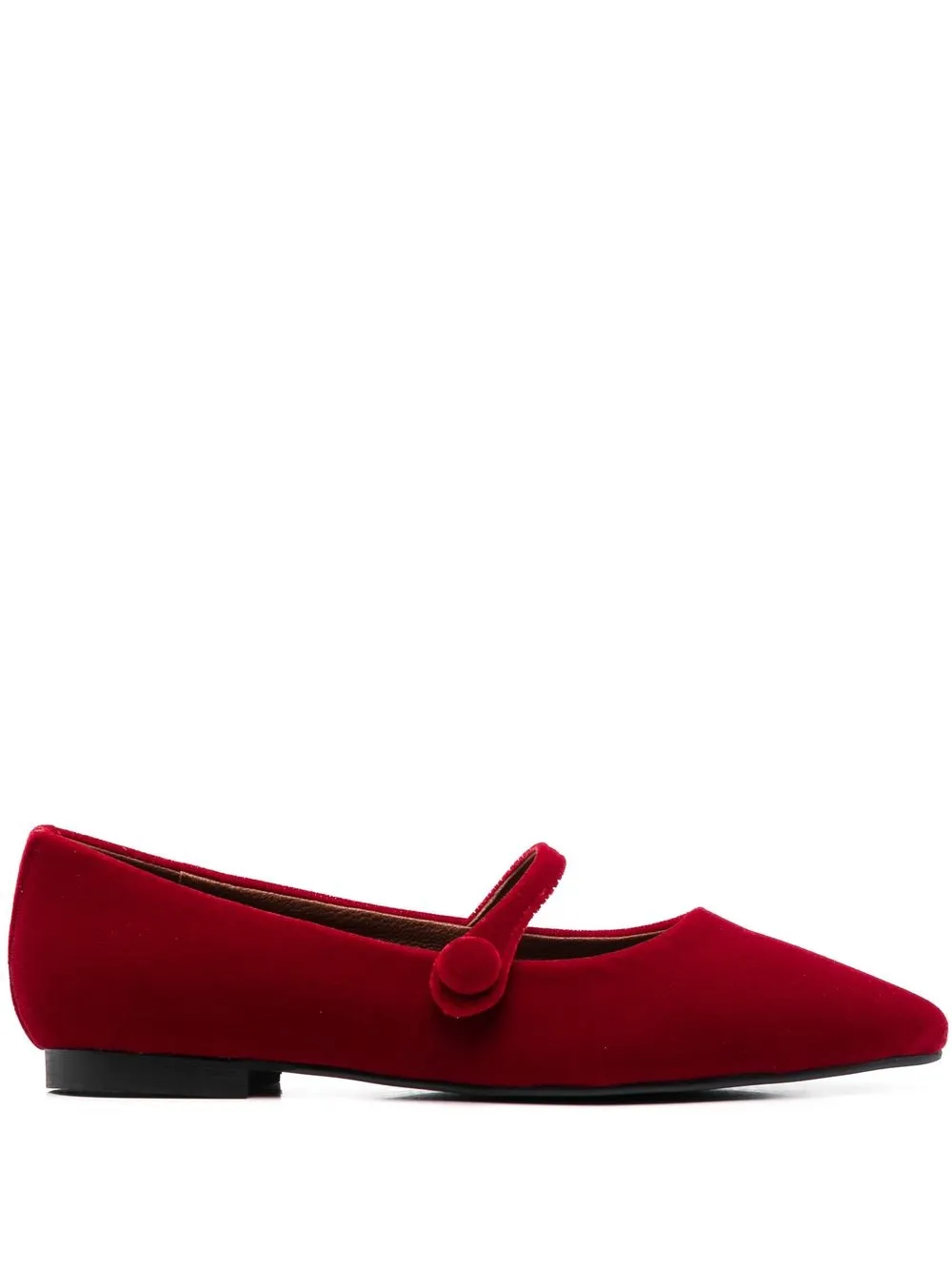 

Age of Innocence Thea pointed-toe ballerina shoes - Red