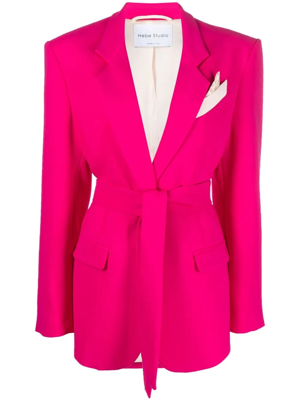 

Hebe Studio blazer oversize con botones - Rosado