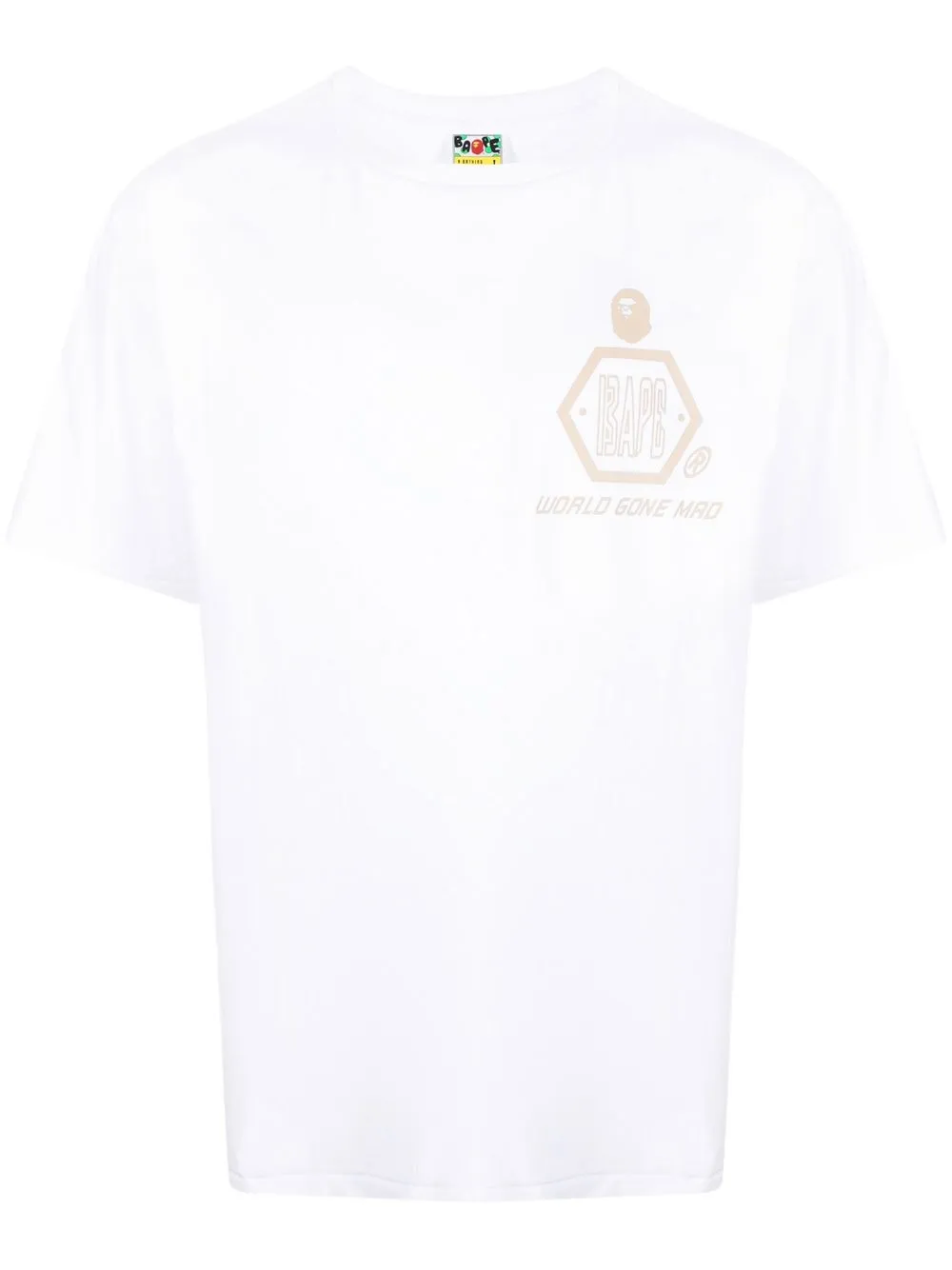 

A BATHING APE® playera Camo Ape - Blanco