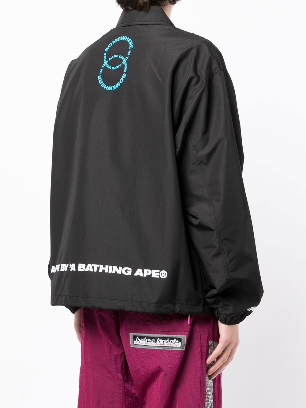 AAPE BY *A BATHING APE Milo-patch shirt jacket Men