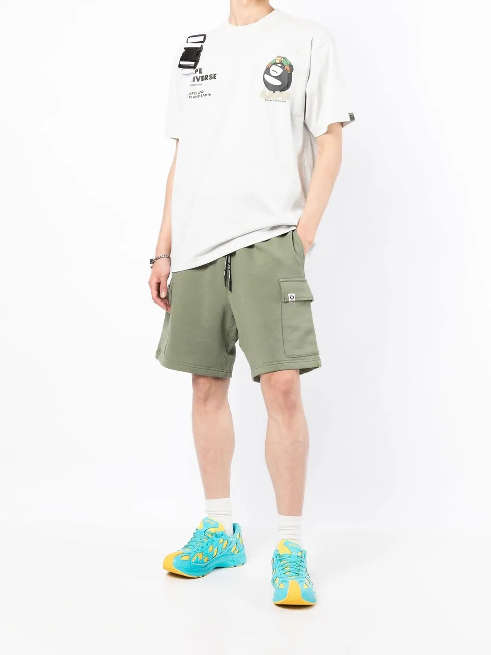 AAPE BY *A BATHING APE® Cargo shorts - Groen