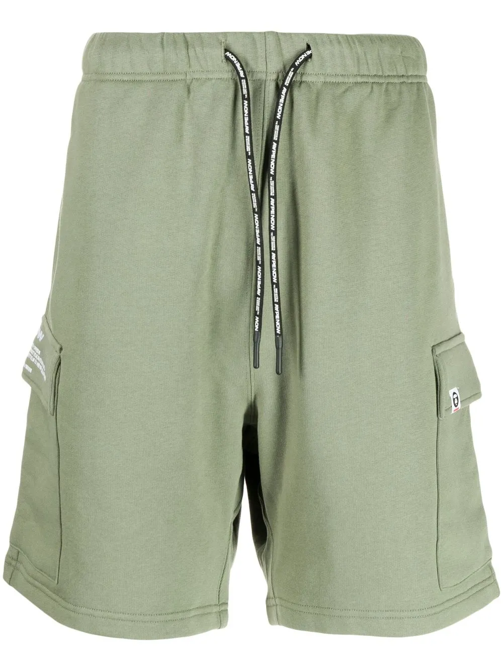 AAPE BY *A BATHING APE® green cargo shorts