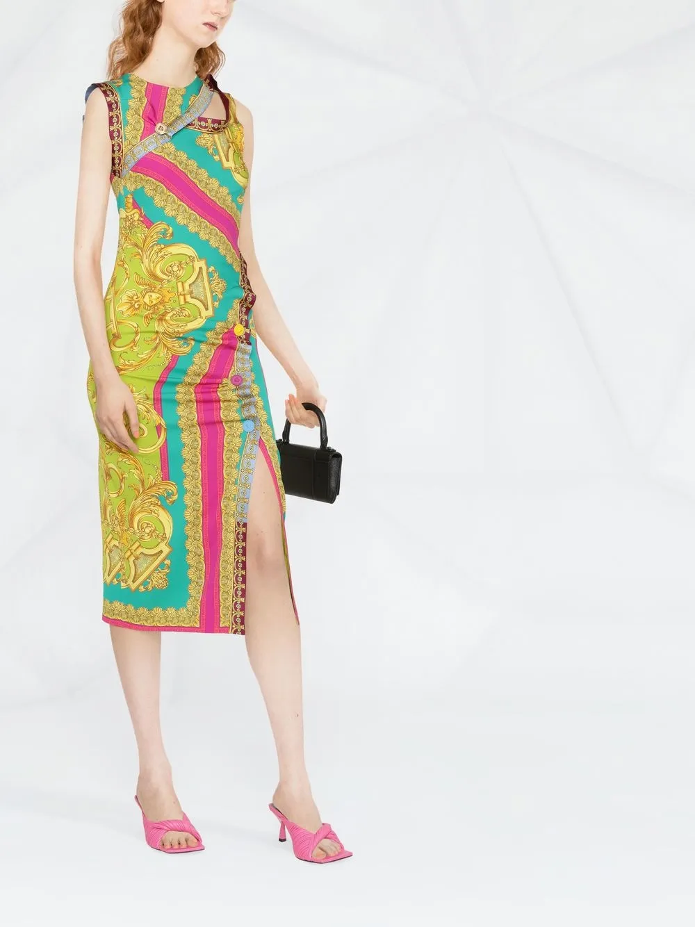 Image 2 of Versace Barocco Goddess pencil dress