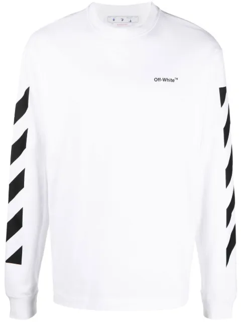 Off-White logo-print long-sleeve T-shirt 
