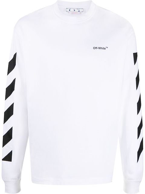 Off-White logo-print long-sleeve T-shirt 