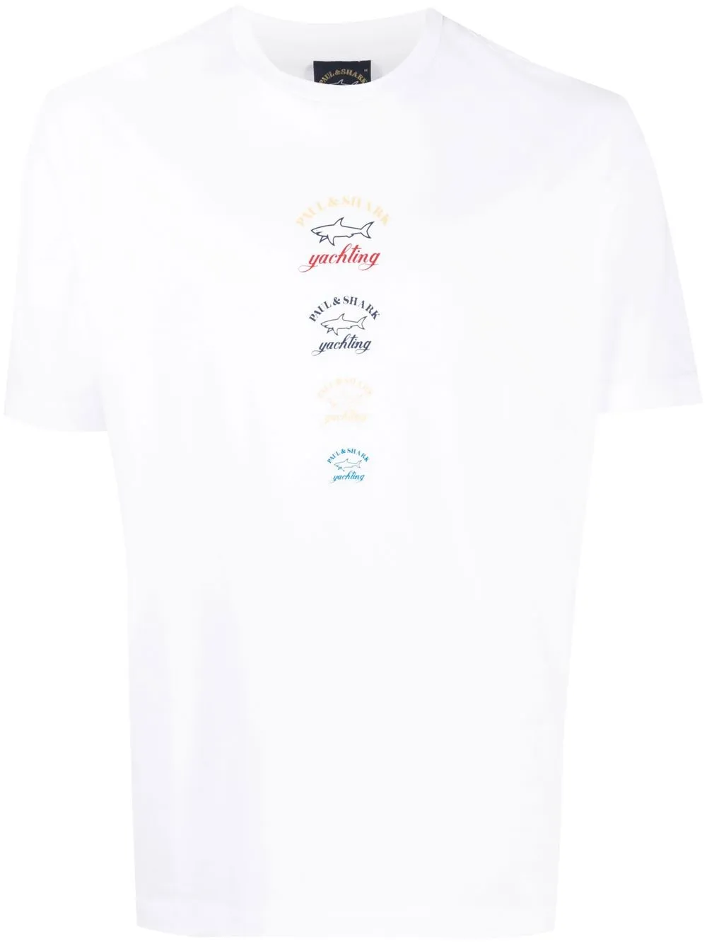 

Paul & Shark playera con logo estampado - Blanco