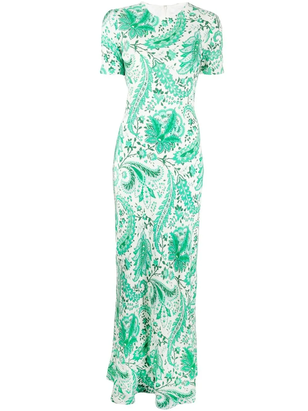 

ETRO vestido largo con estampado de cachemira floral - Verde
