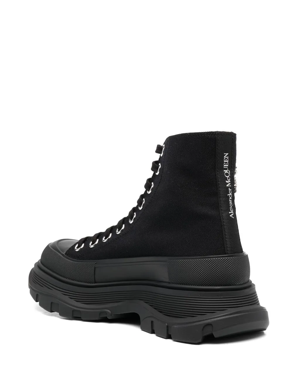 Alexander Mcqueen Crystalembellished Chunky Sneakers In Black ModeSens