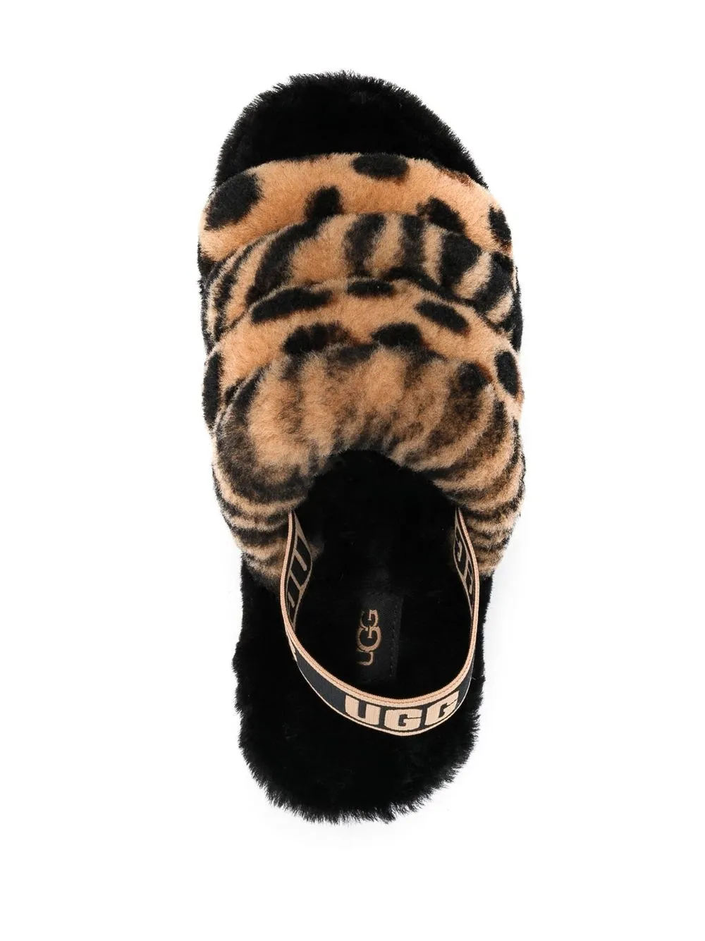 UGG animalprint Slingback Sandals Farfetch