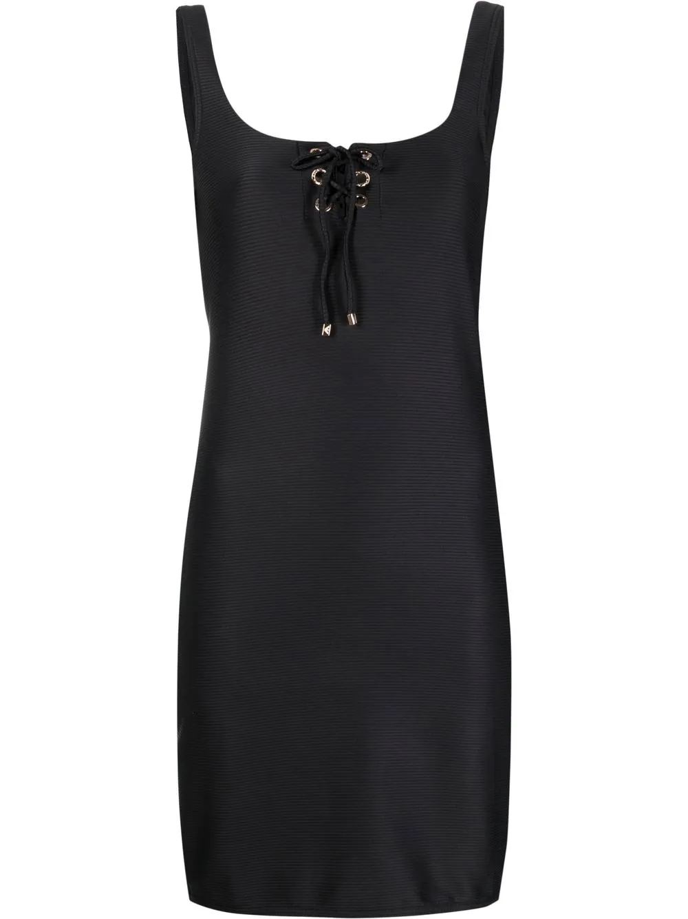 

Emporio Armani vestido midi con detalle de moño - Negro