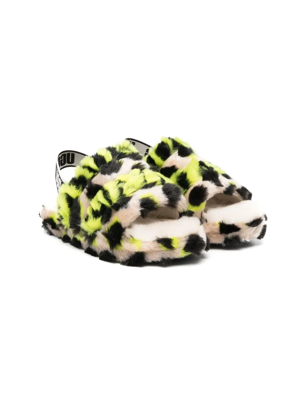 

UGG Kids sandalias Fluff Yeah Animalia - Neutro