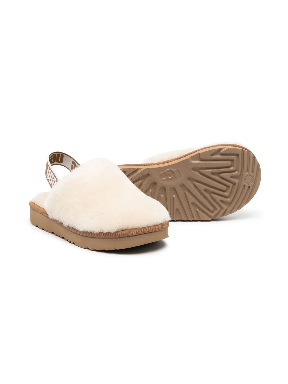 UGG Kids Oh Yeah slippers - Beige