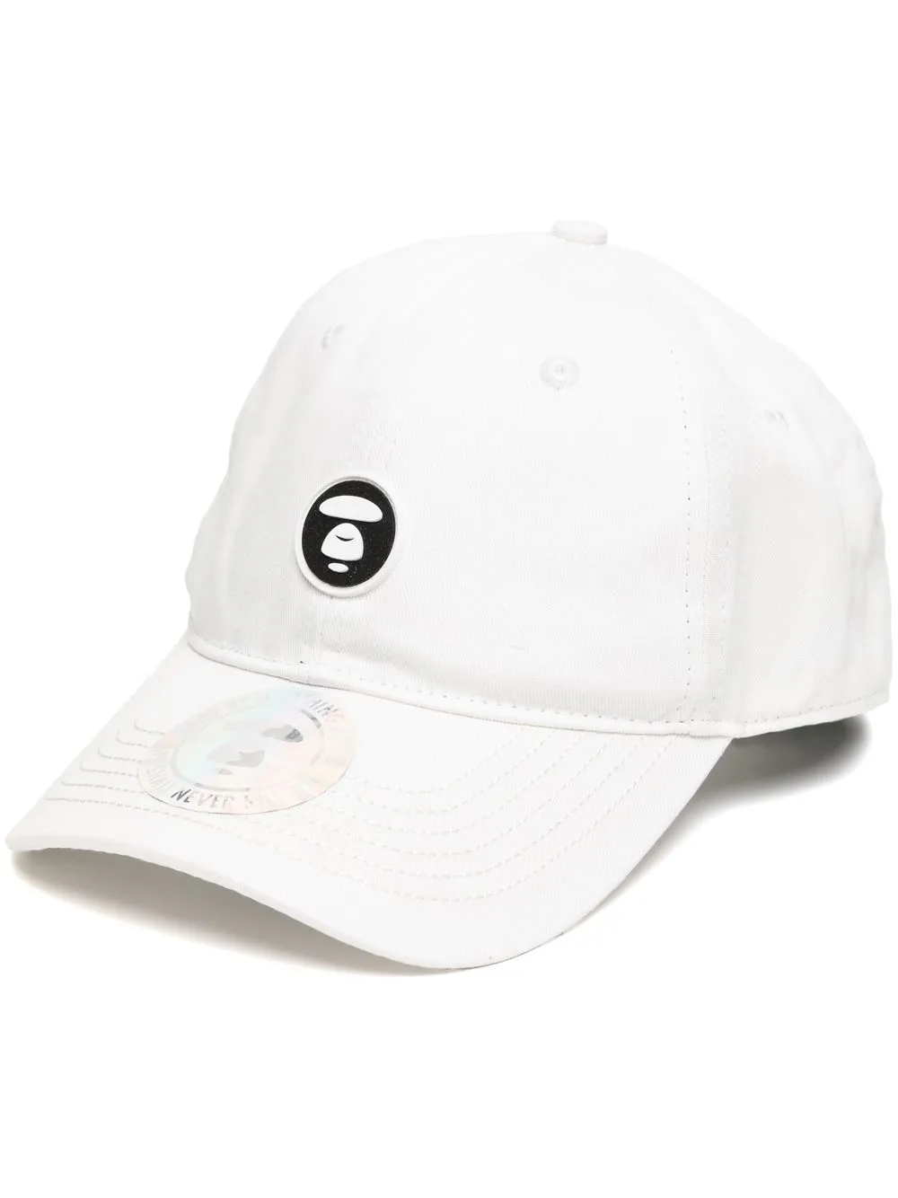 

AAPE BY *A BATHING APE® logo-print cap - White