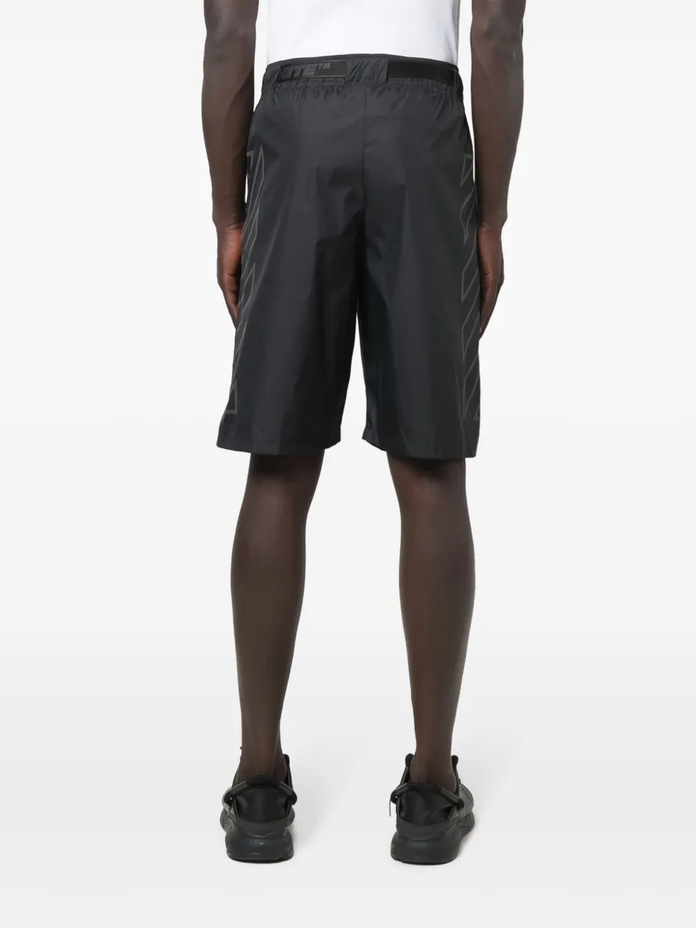 Cheap Off-White slide-buckled bermuda shorts Men