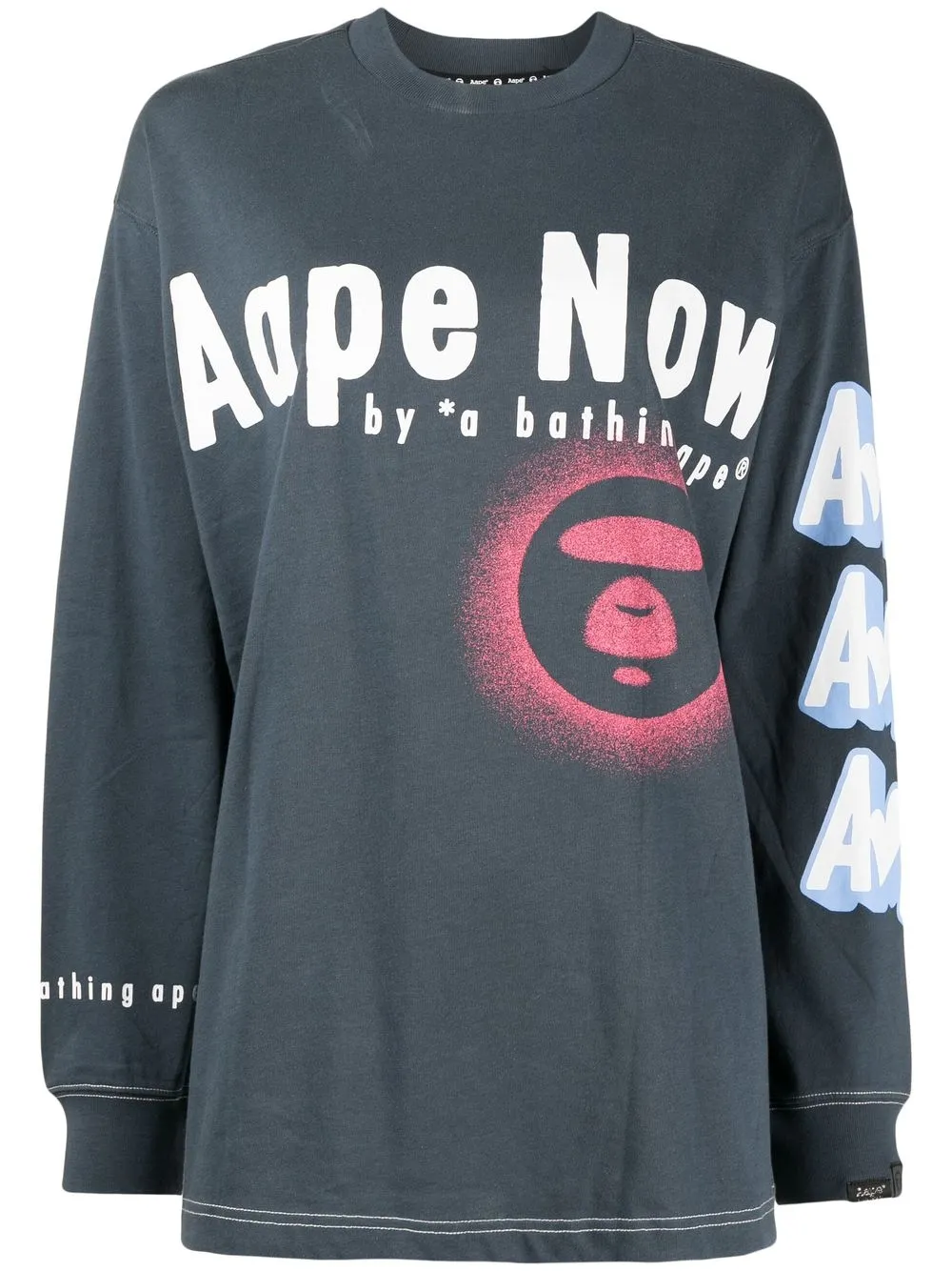 AAPE BY *A BATHING APE® Somewhere long-sleeve T-shirt - Farfetch