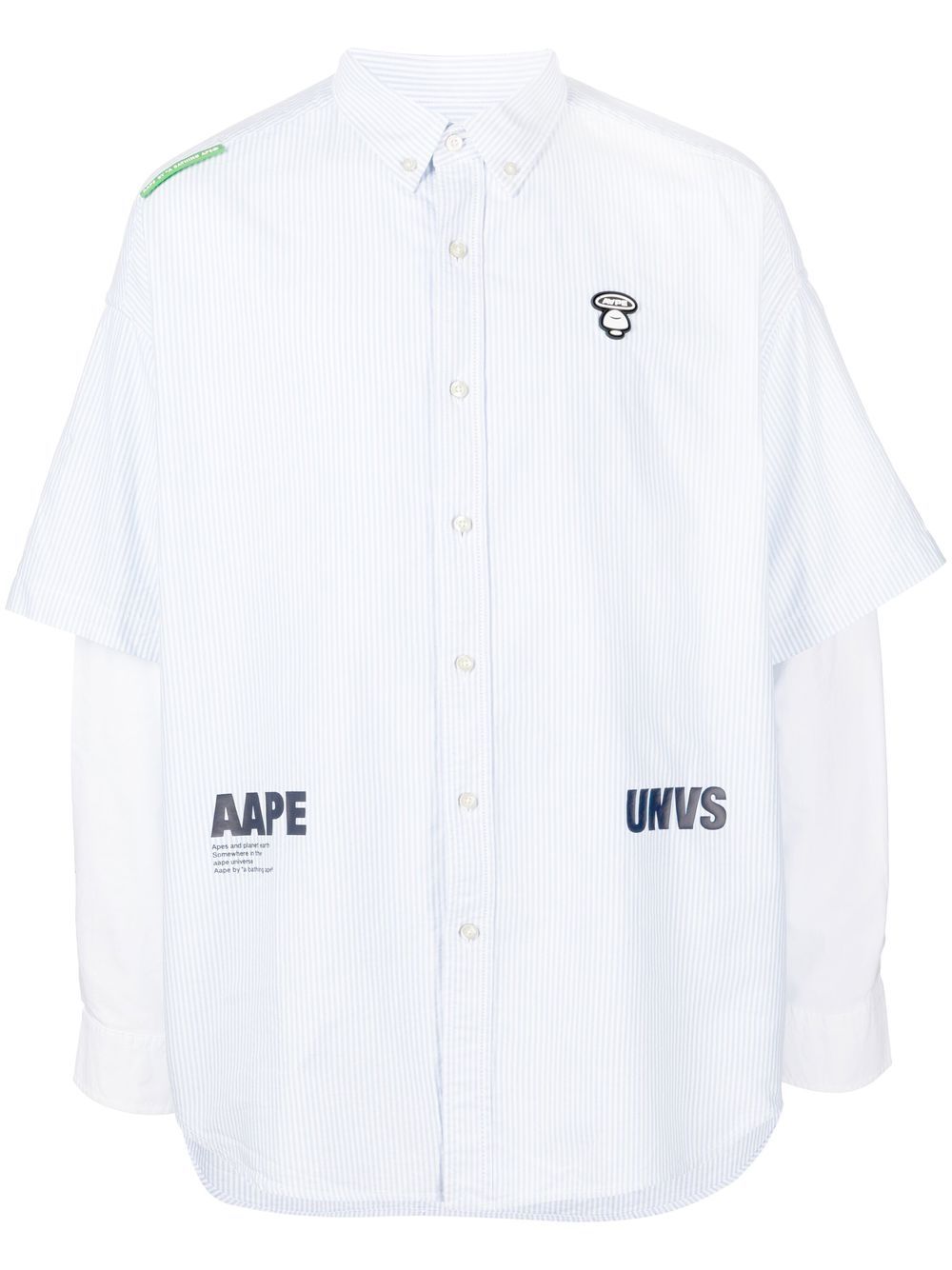 AAPE BY *A BATHING APE® logo-print short-sleeve shirt