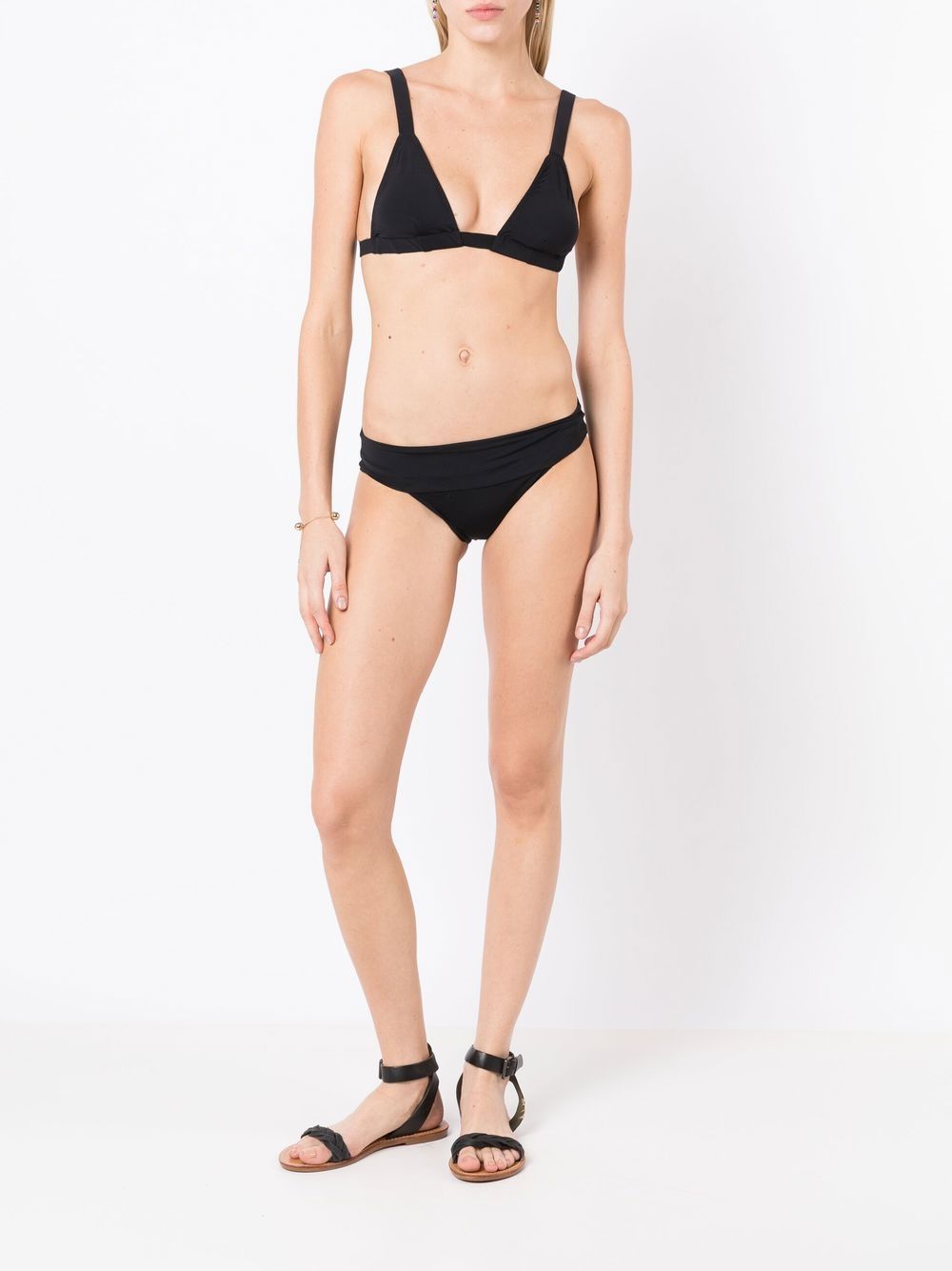Shop Clube Bossa Stretch-design Bikini Top In Black