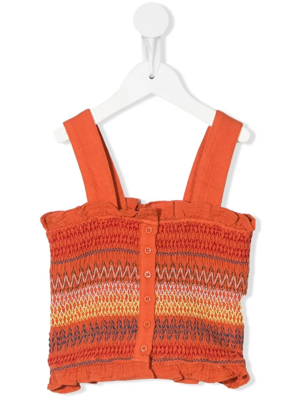 

Stella McCartney Kids blusa tejida sin mangas - Naranja