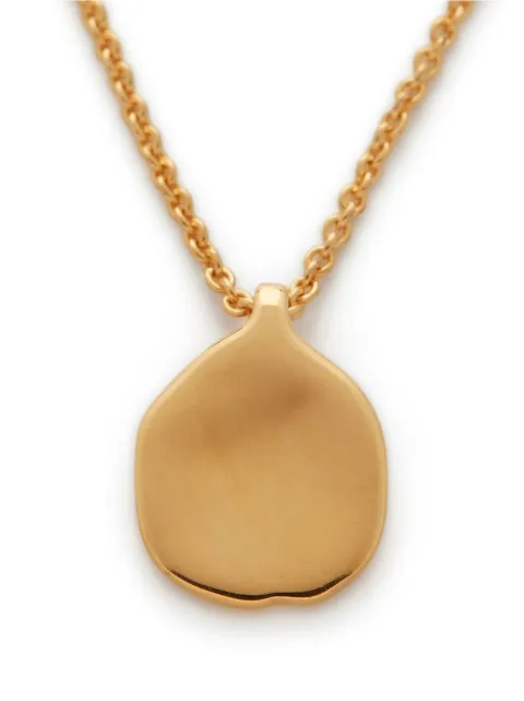 Monica Vinader coin-pendant necklace