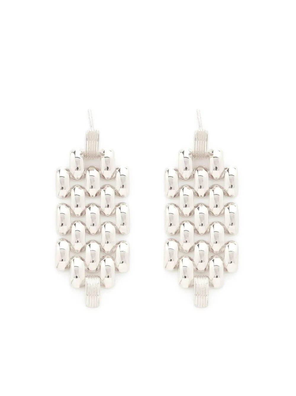 

Monica Vinader aretes de coctel Doina - Plateado