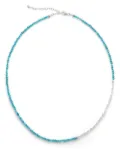 Monica Vinader Nugget Gemstone beaded necklace - Silver