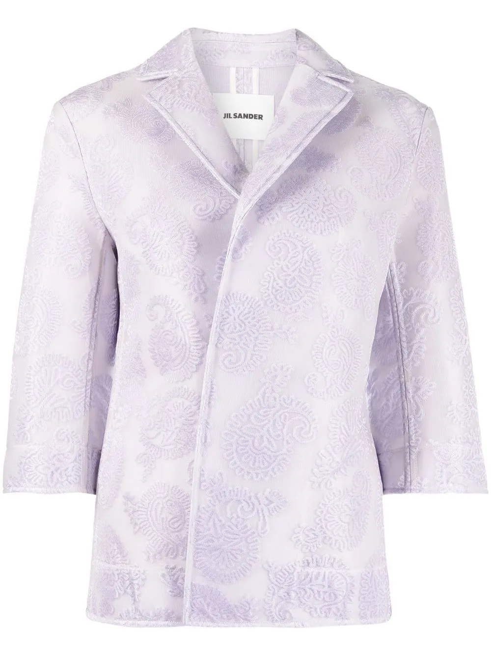 

Jil Sander blazer con diseño bordado - Morado