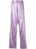 TOM FORD lurex wide-leg trousers - Purple