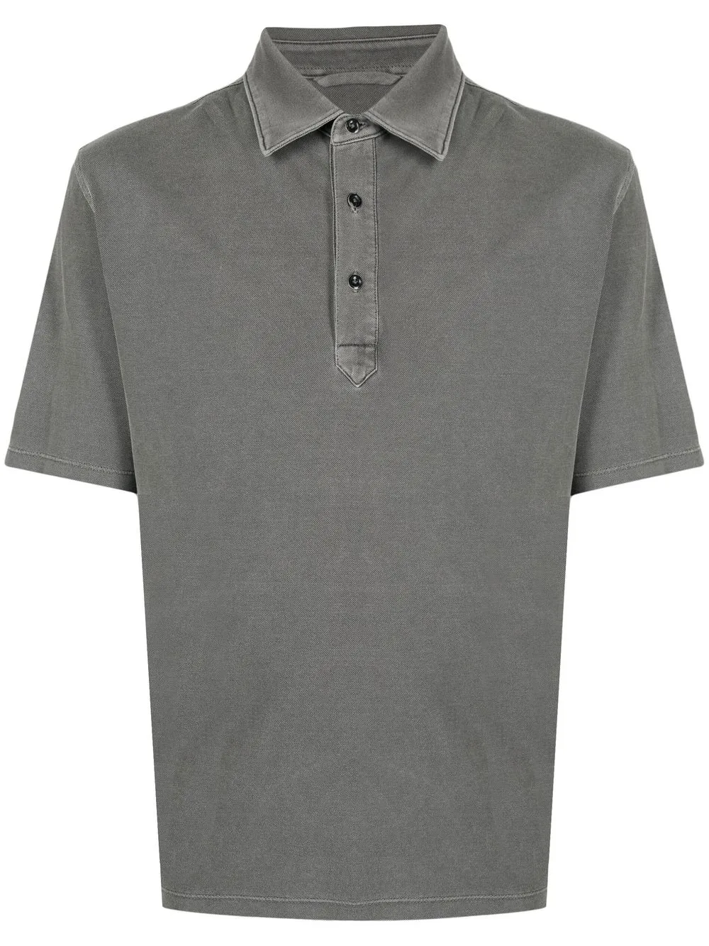 

Man On The Boon. knitted polo shirt - Grey