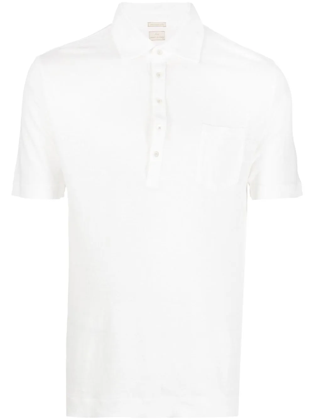 

Massimo Alba playera tipo polo manga corta - Blanco