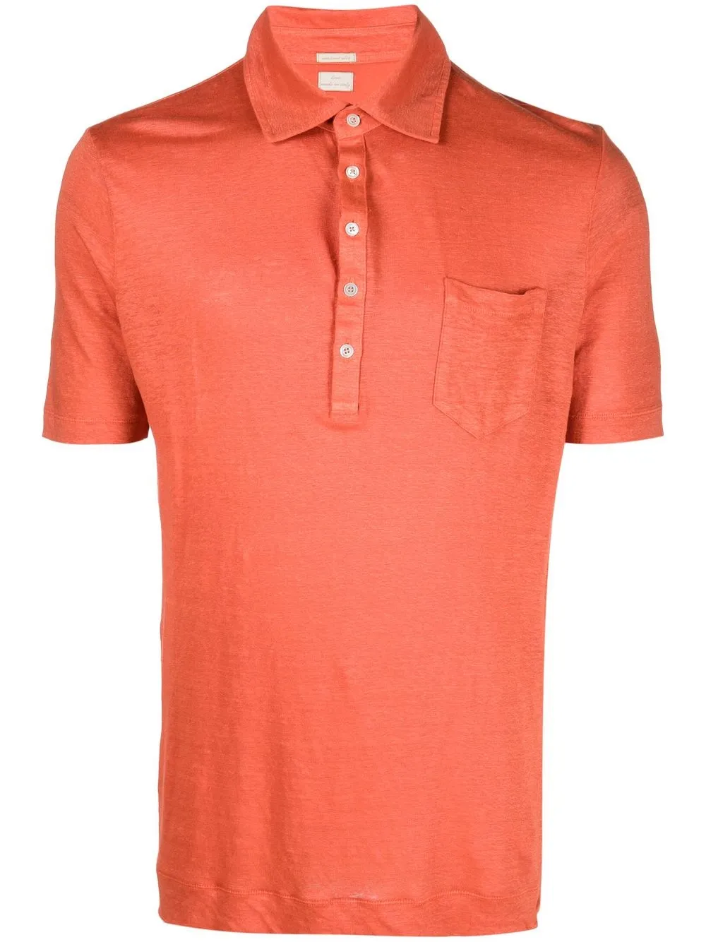

Massimo Alba playera tipo polo con forro - Naranja