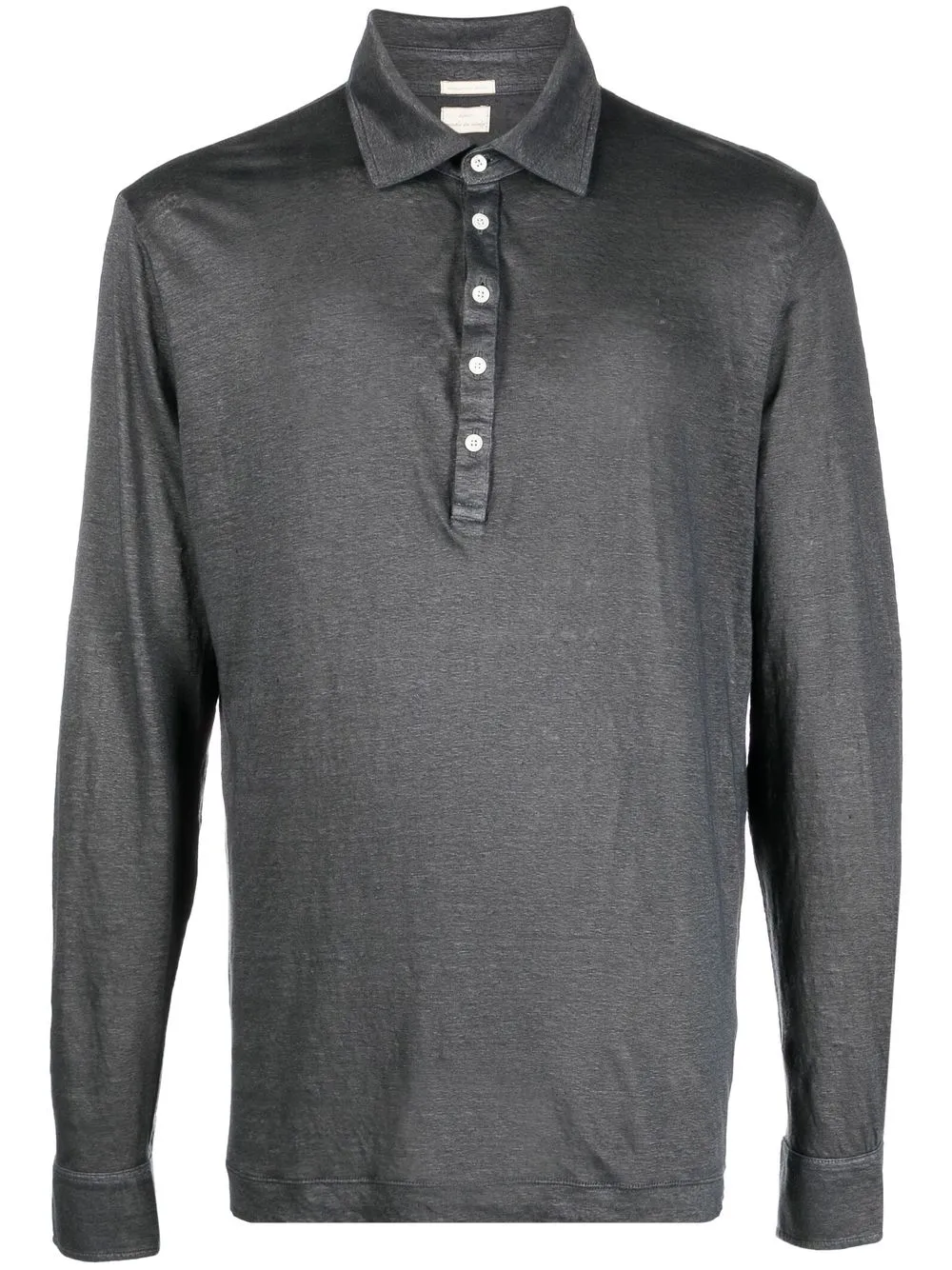 

Massimo Alba playera tipo polo manga larga - Negro