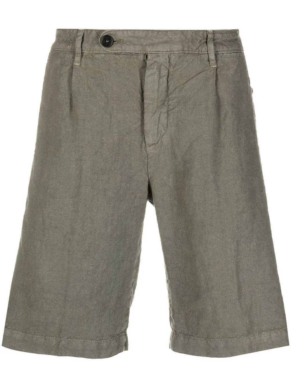 

Massimo Alba bermudas con pinzas - Verde