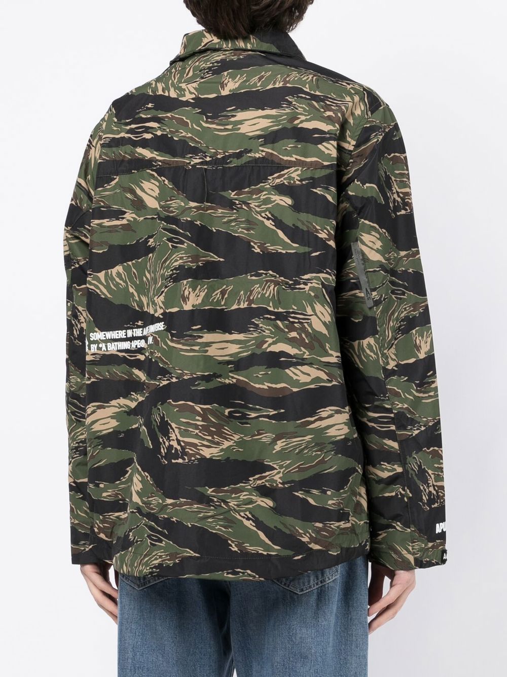 AAPE BY *A BATHING APE camouflage-print zip-up jacket Men