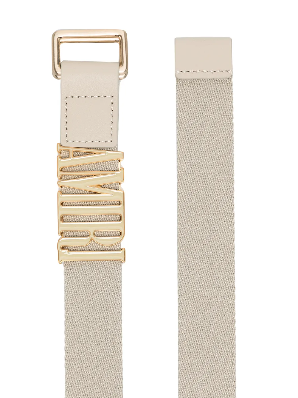 AMIRI Riem met logoplakkaat - Beige
