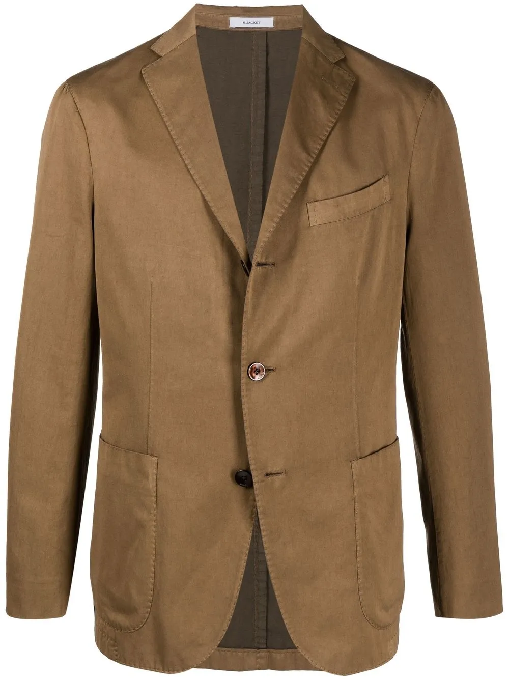 

Boglioli tailored cotton blazer - Brown