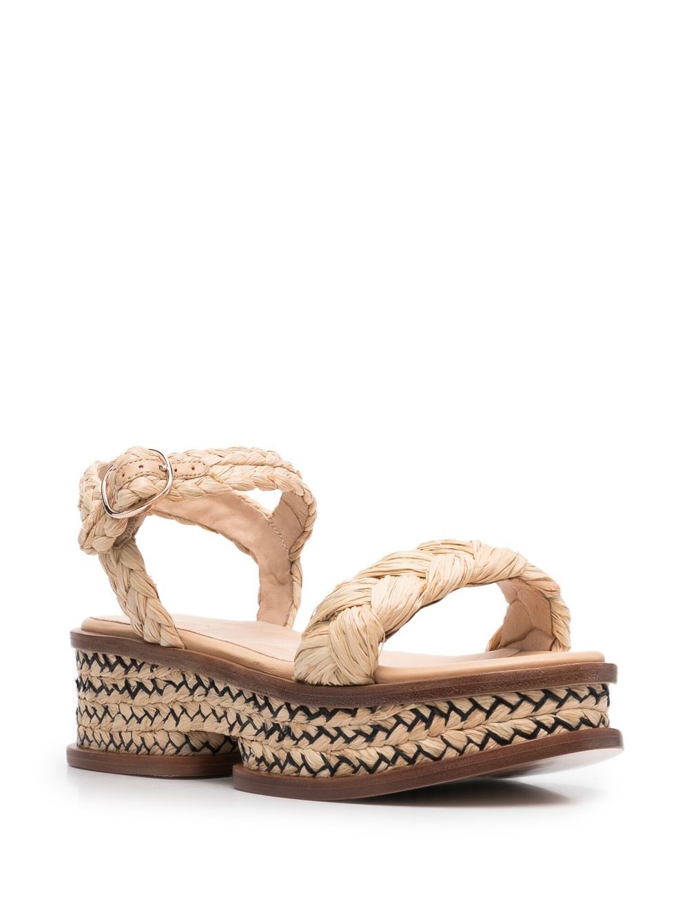 Gabriela Hearst Sandalen met geweven detail - Beige