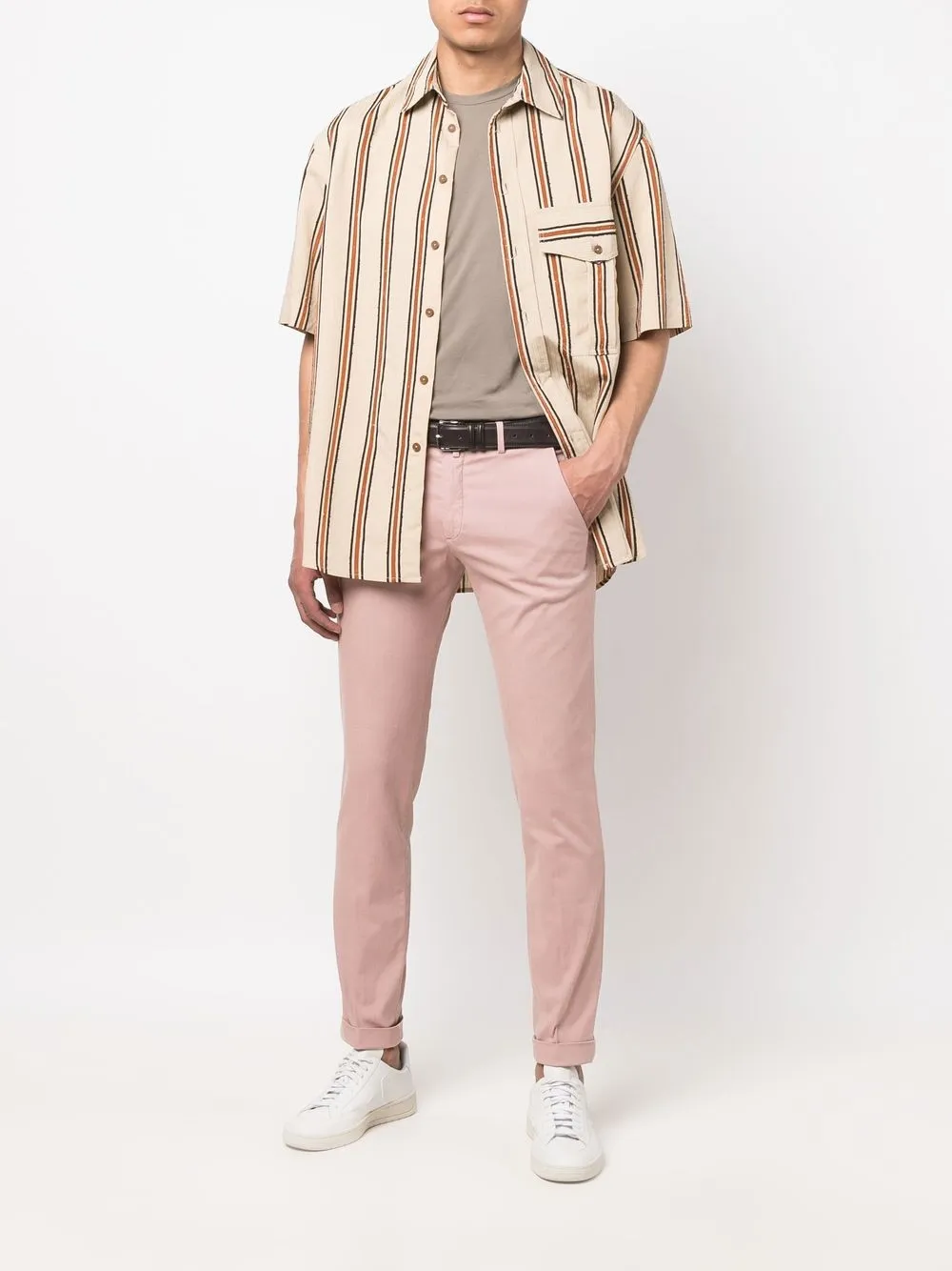 Briglia 1949 Slim-fit chino - Roze