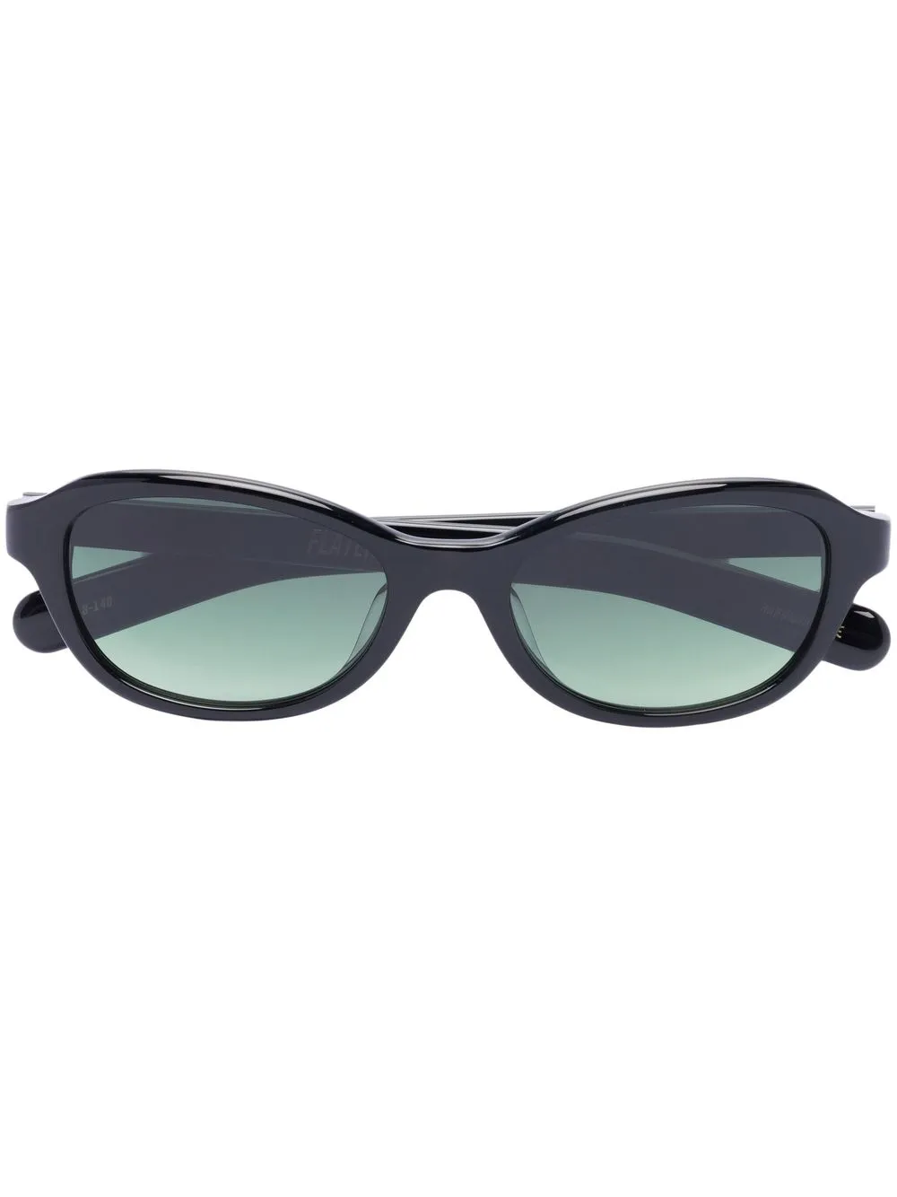 

FLATLIST lentes de sol con armazón ovalada - Negro